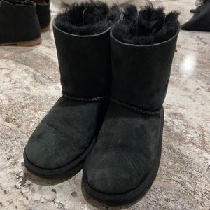 Ugg Black Bailey Bow Boots 12